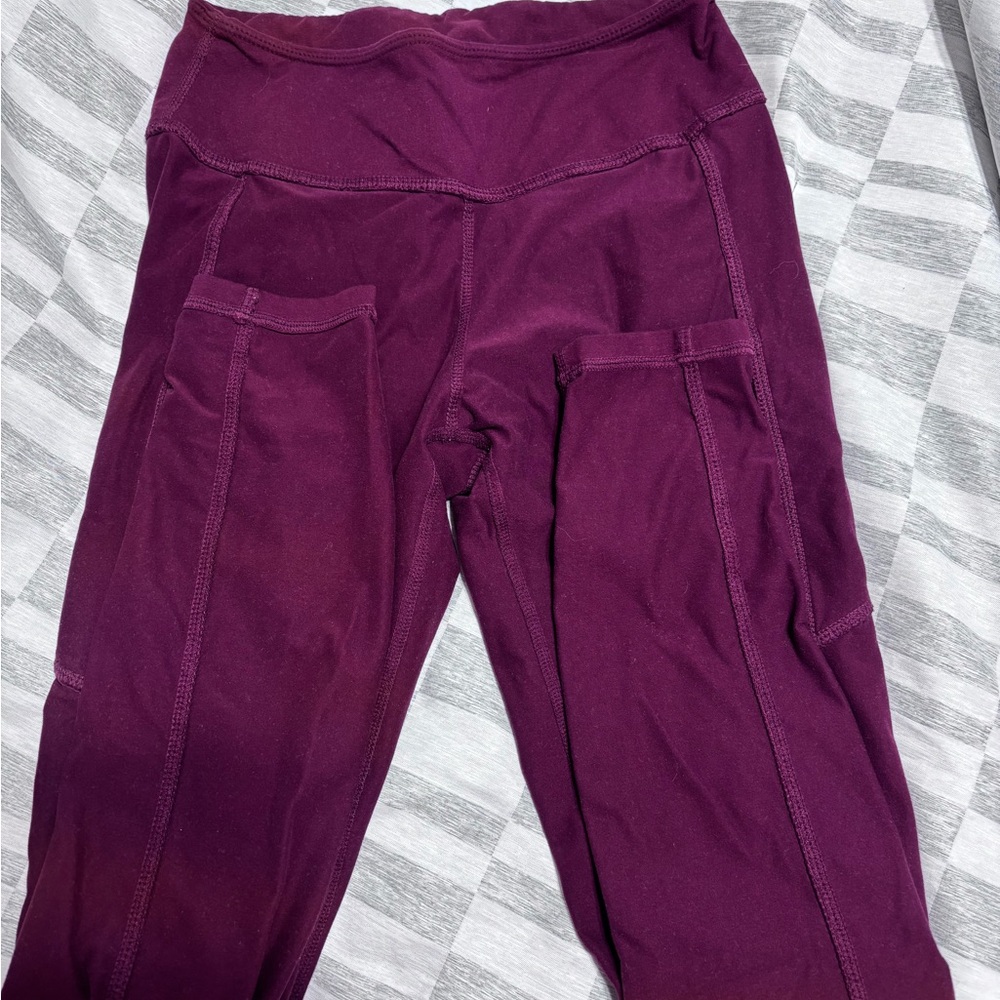 Purple Athletic Leggings